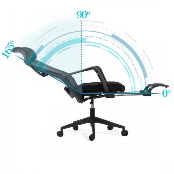 Scaun ergonomic cu spatar rabatabil SYYT 9502